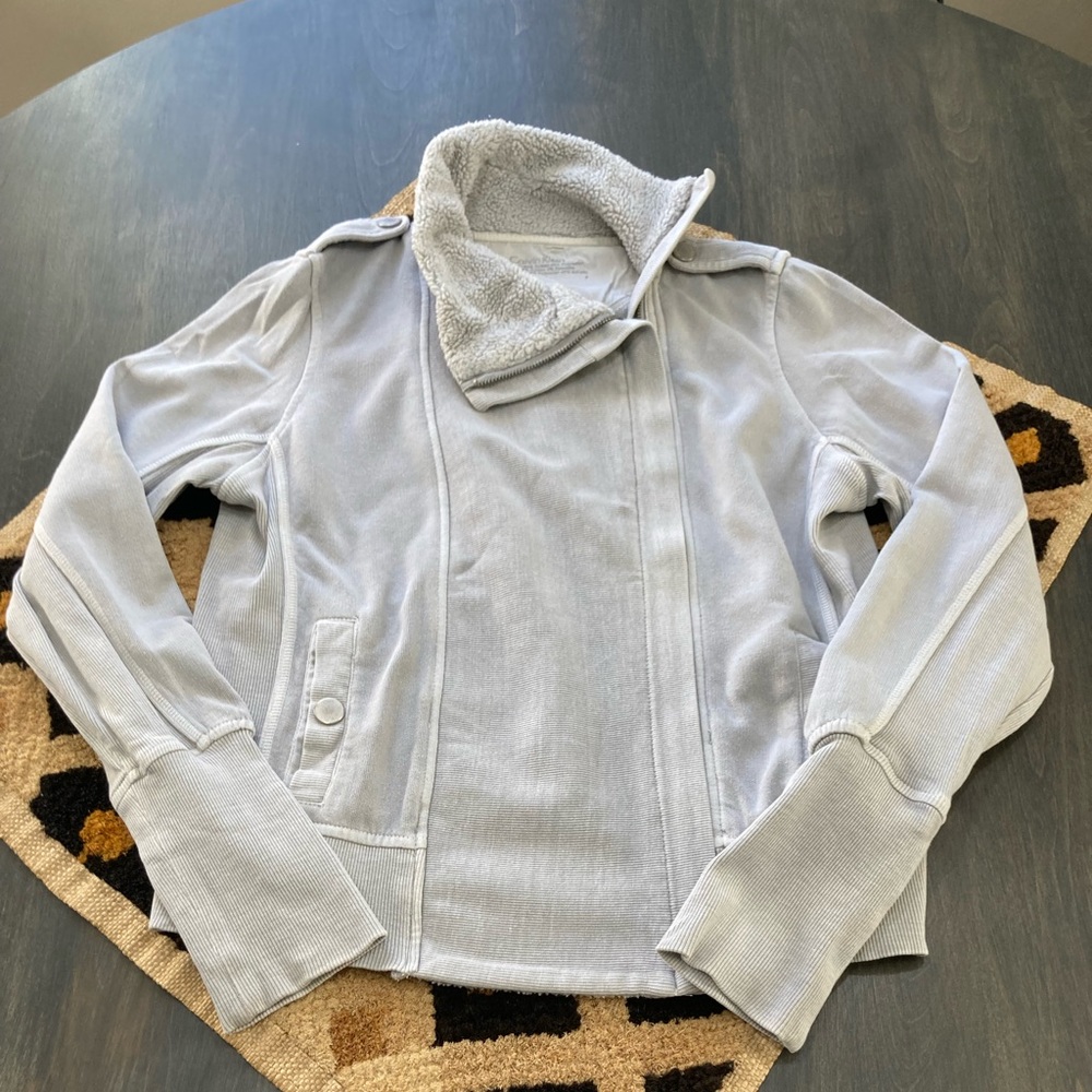 Calvin Klein Grey zip Sweatshirt Sz M